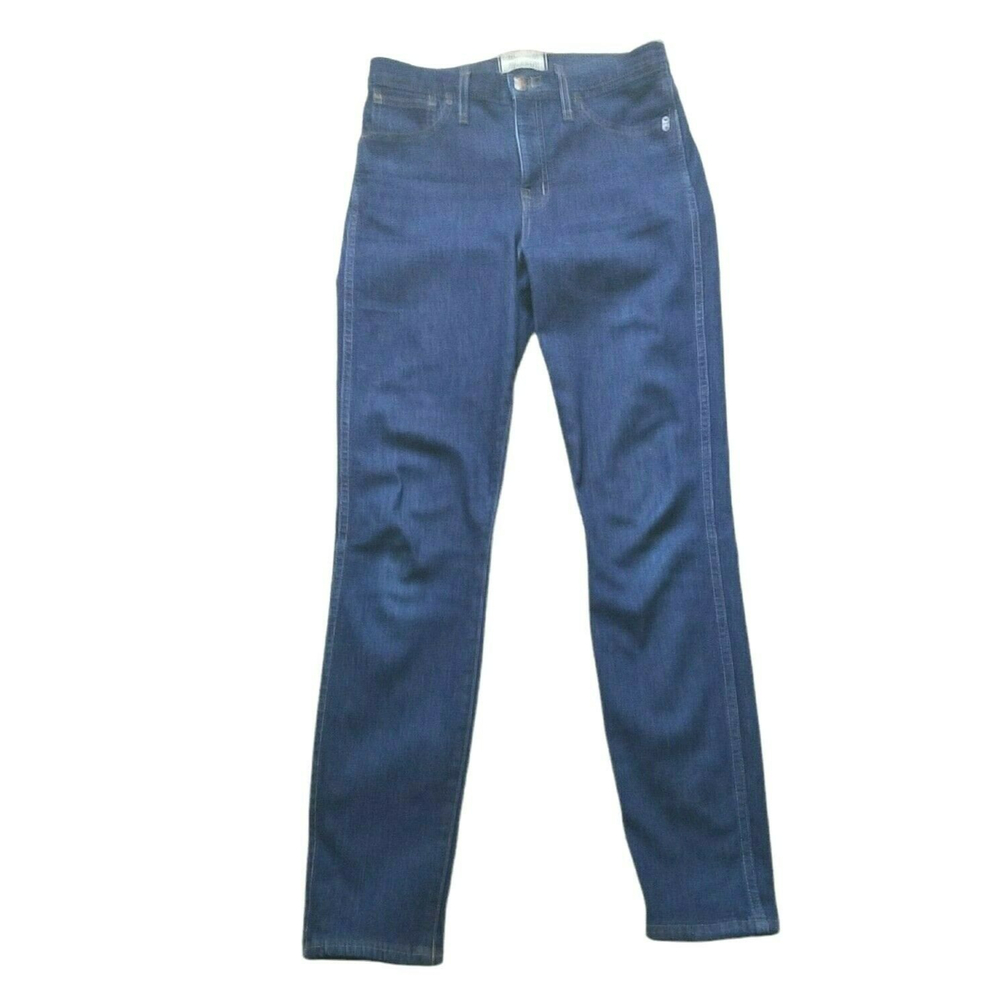 Madewell Womens 10" High Rise Skinny Jeans Size 27 Blue Dark Wash